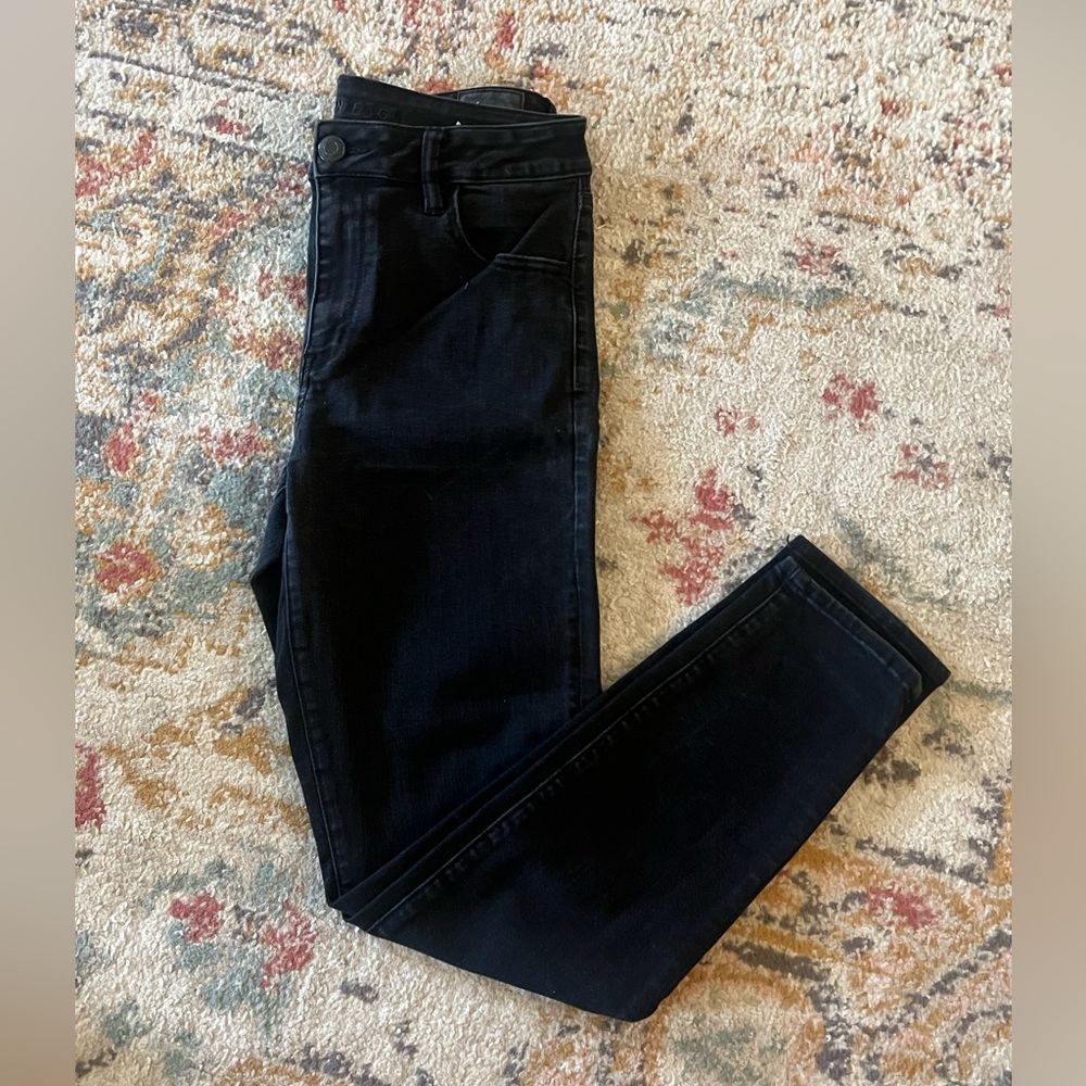 American Eagle Black Skinny Jeans Size 12